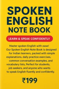 Spoken English Note Book – Learn & Speak Confidently